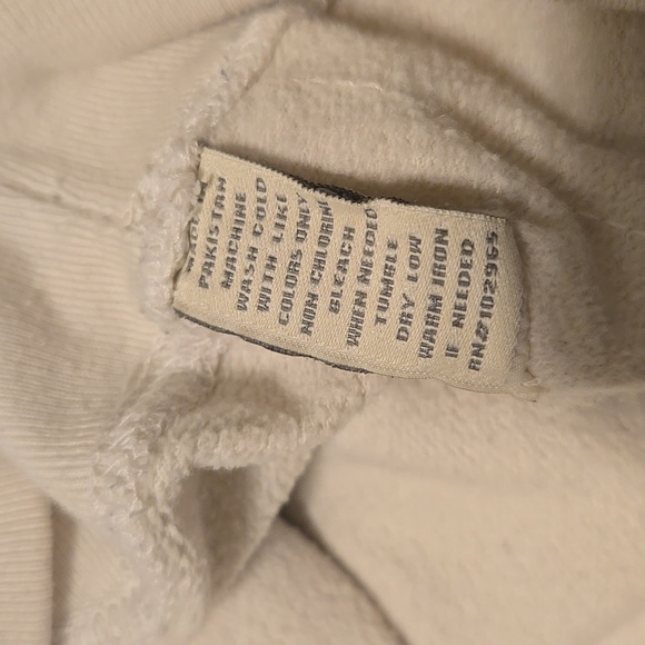 REDSHIRT Indiana University White Sweatshirt Medium - Picture 4 of 4